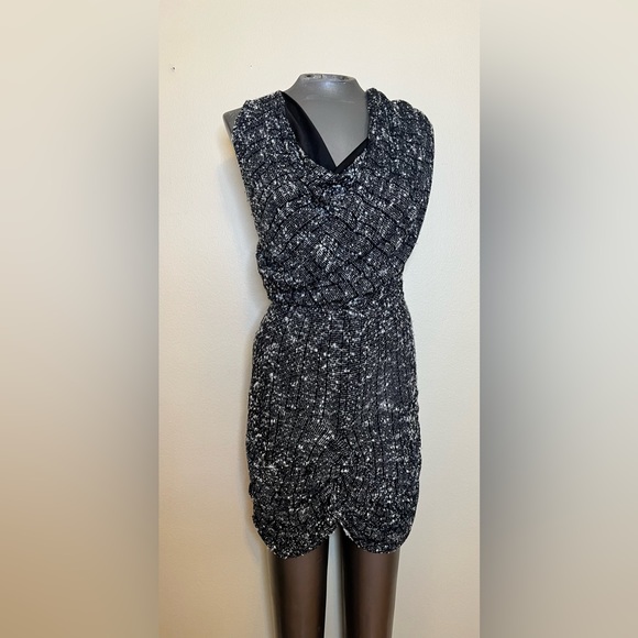 Gracia size small sweater dress with attached interesting Cowel neck/scarf - Picture 1 of 11